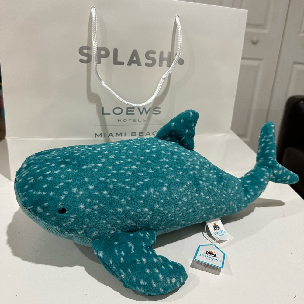 Gobfrey Whale Shark Jellycat NWT HTF